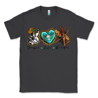 Smoke peace love rodeo Classic Tee - texasbilliewilder