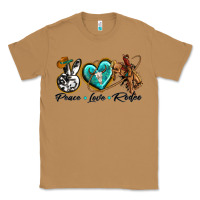 Toasted Coconut peace love rodeo Classic Tee - texasbilliewilder