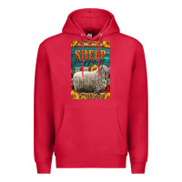 Cardinal Western Sheep Happens Sunflowers Premium Hoodie - LillyAllenDesigns