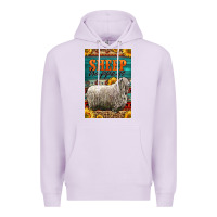 Lilac Western Sheep Happens Sunflowers Premium Hoodie - LillyAllenDesigns