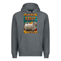 Rock Western Sheep Happens Sunflowers Premium Hoodie - LillyAllenDesigns