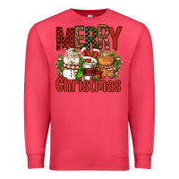 Cardinal Merry Christmas Coffee Cups Premium Sweatshirt - FaDigitalArtStudio