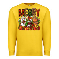 Lemon Merry Christmas Coffee Cups Premium Sweatshirt - FaDigitalArtStudio