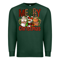Sports Green Merry Christmas Coffee Cups Premium Sweatshirt - FaDigitalArtStudio