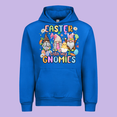 Easter  With My Gnomies Urban Hoodie Designed By Maliassmallbusiness