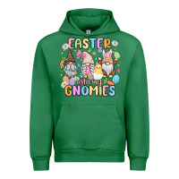 Emerald easter  with my gnomies Urban Hoodie - MaliasSmallBusiness
