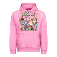Fuchsia Pink easter  with my gnomies Urban Hoodie - MaliasSmallBusiness