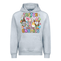 Heather Grey easter  with my gnomies Urban Hoodie - MaliasSmallBusiness