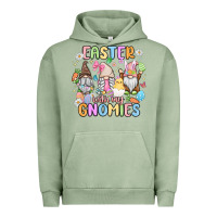 Pigment Oil Green easter  with my gnomies Urban Hoodie - MaliasSmallBusiness