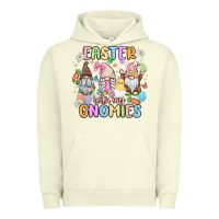 Pigment Pistachio easter  with my gnomies Urban Hoodie - MaliasSmallBusiness