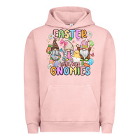 Pigment Salmon easter  with my gnomies Urban Hoodie - MaliasSmallBusiness