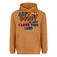 Meerkat Ain't no doubt i love this land 4th of july Heavyweight Hoodie - CowGirlArtShop
