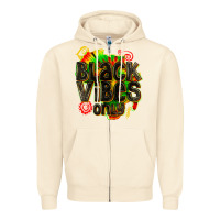 Sandshell black vibes only Zipper Hoodie - texasbilliewilder