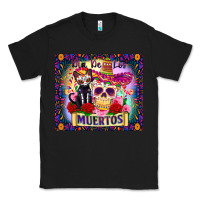 Black dia de los muertos Classic Tee - Zillion Design Studio