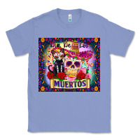 Colony Blue dia de los muertos Classic Tee - Zillion Design Studio