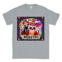 Heather Grey dia de los muertos Classic Tee - Zillion Design Studio