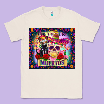 Dia De Los Muertos Classic Tee Designed By Zillion Design Studio