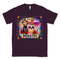 Plum dia de los muertos Classic Tee - Zillion Design Studio