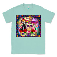 Seafoam dia de los muertos Classic Tee - Zillion Design Studio