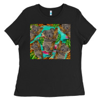 Black koala tumbler Ladies Tee - BarkalooDesign