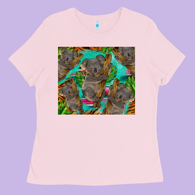 Koala Tumbler Ladies Tee Designed By Barkaloodesign
