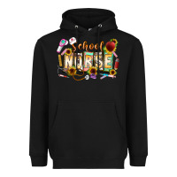 Black school nurse Heavyweight Hoodie - CowhideDigitalArt