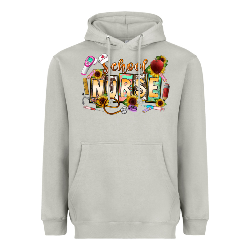 School Nurse Heavyweight Hoodie by CowhideDigitalArt | Teevron