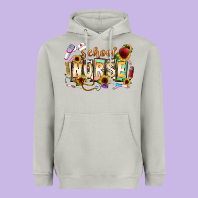 School Nurse Heavyweight Hoodie Designed By Cowhidedigitalart