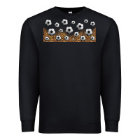 Black leopard soccer 16oz libbey glass Premium Sweatshirt - HRA Design Shop