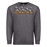 Charcoal Heather leopard soccer 16oz libbey glass Premium Sweatshirt - HRA Design Shop