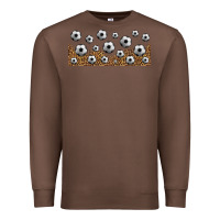 Chestnut leopard soccer 16oz libbey glass Premium Sweatshirt - HRA Design Shop