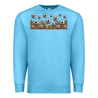 Ocean Blue leopard soccer 16oz libbey glass Premium Sweatshirt - HRA Design Shop