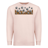 Pale Pink leopard soccer 16oz libbey glass Premium Sweatshirt - HRA Design Shop