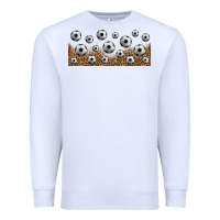 White leopard soccer 16oz libbey glass Premium Sweatshirt - HRA Design Shop