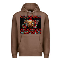 Chestnut highland cow joy Christmas Premium Hoodie - BarkalooDesign