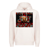 Pale Pink highland cow joy Christmas Premium Hoodie - BarkalooDesign