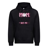 Black volleyball mom Urban Hoodie - MaliasSmallBusiness