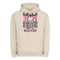 Pigment French Oak volleyball mom Urban Hoodie - MaliasSmallBusiness