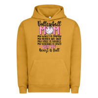 Pigment Peanut Butter volleyball mom Urban Hoodie - MaliasSmallBusiness
