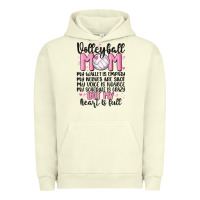 Pigment Pistachio volleyball mom Urban Hoodie - MaliasSmallBusiness