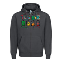 Smoke battery life of a teacher Zipper Hoodie - Zillion Design Studio