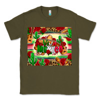 Army Green viva mexico Classic Tee - Zillion Design Studio
