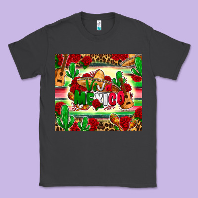 Viva Mexico Classic Tee Designed By Zillion Design Studio