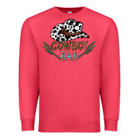 Cardinal cowboy dad Premium Sweatshirt - CowhideDigitalArt