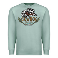 Seafoam cowboy dad Premium Sweatshirt - CowhideDigitalArt