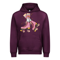 Mauve Wine skate Urban Hoodie - MaliasSmallBusiness