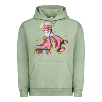 Pigment Oil Green skate Urban Hoodie - MaliasSmallBusiness