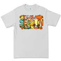 Dove Grey tis the season softball Premium Tee - RacoonDesign