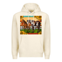 Tofu Western Ranch Horses Premium Hoodie - LillyAllenDesigns