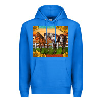 True Royal Western Ranch Horses Premium Hoodie - LillyAllenDesigns